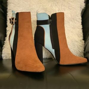 NEW! Just Fab 4-inch Multi-Color Bootie